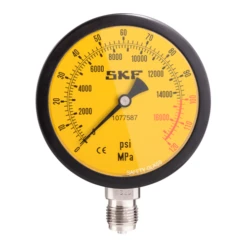 1077587, SKF, Pressure Gauge - 0-100 MPa (0-14, 500 Psi) Dia 110 Mm (4.33 In)