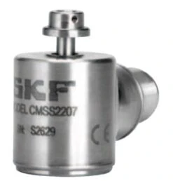 CMSS 2207, SKF, Industrial Accelerometer, High Temperature, Side Exit (XDCR, ACCL, LO PF, HI TEMP)