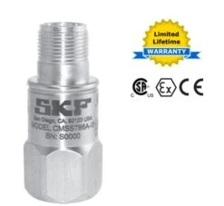 CMSS 786A-IS, SKF, Intrinsically Safe (IS) Rated), Agency Approved Accelerometer, Straight Exit (XDCR, ACCL, IS, CA, KEMA)