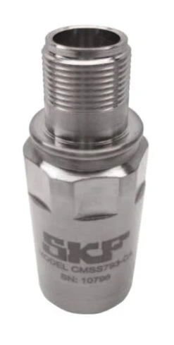 CMSS 793-CA, SKF, CSA Approved, General Accelerometer With Top Exit Two Pin Connector (XDCR, ACCL, STD, CA