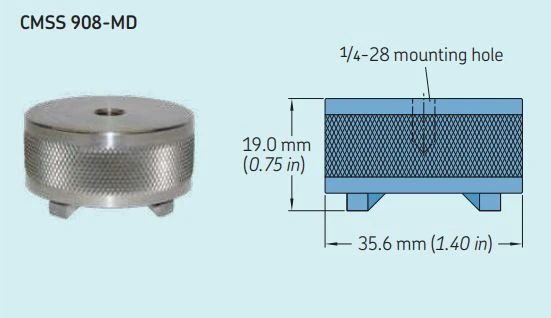 CMSS 908-MD, SKF, Medium Duty Magnetic Base (ACC, SNSR, MAG BASE, MEDIUM DUTY) 3 CMSS 908-MD, SKF, Medium Duty Magnetic Base (ACC, SNSR, MAG BASE, MEDIUM DUTY)
